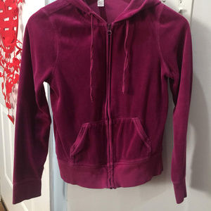 Old Navy Intimates Zip Up Purple Hoodie, Size XS